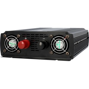 Schwarzer AEG Spannungswandler ST 1.000 W mit Lüftern und Bedienelementen für Auto & Co.