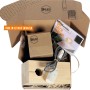 CREATE! by OBI DIY Tischleuchte Groß im Karton mit Holzwürfel, Kabel, Fassung und Anleitung.