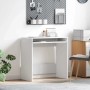 vidaXL Tisch mit Regal Weiß 77,5 x 43 x 79 cm Holzwerkstoff 869514_2