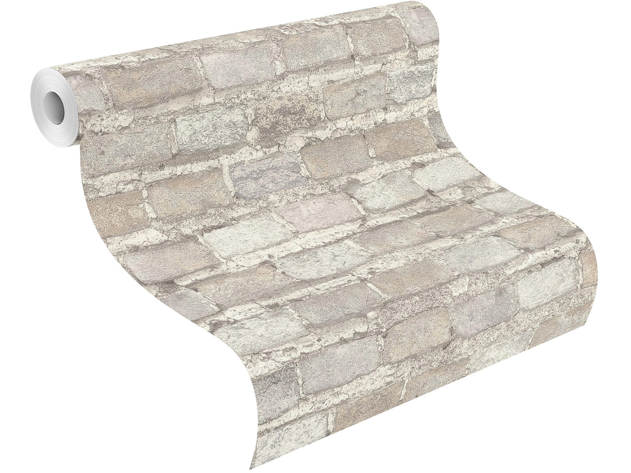 Rasch Vliestapete Factory IV 428049 Steine Hellbeige 10,05 m x 0 