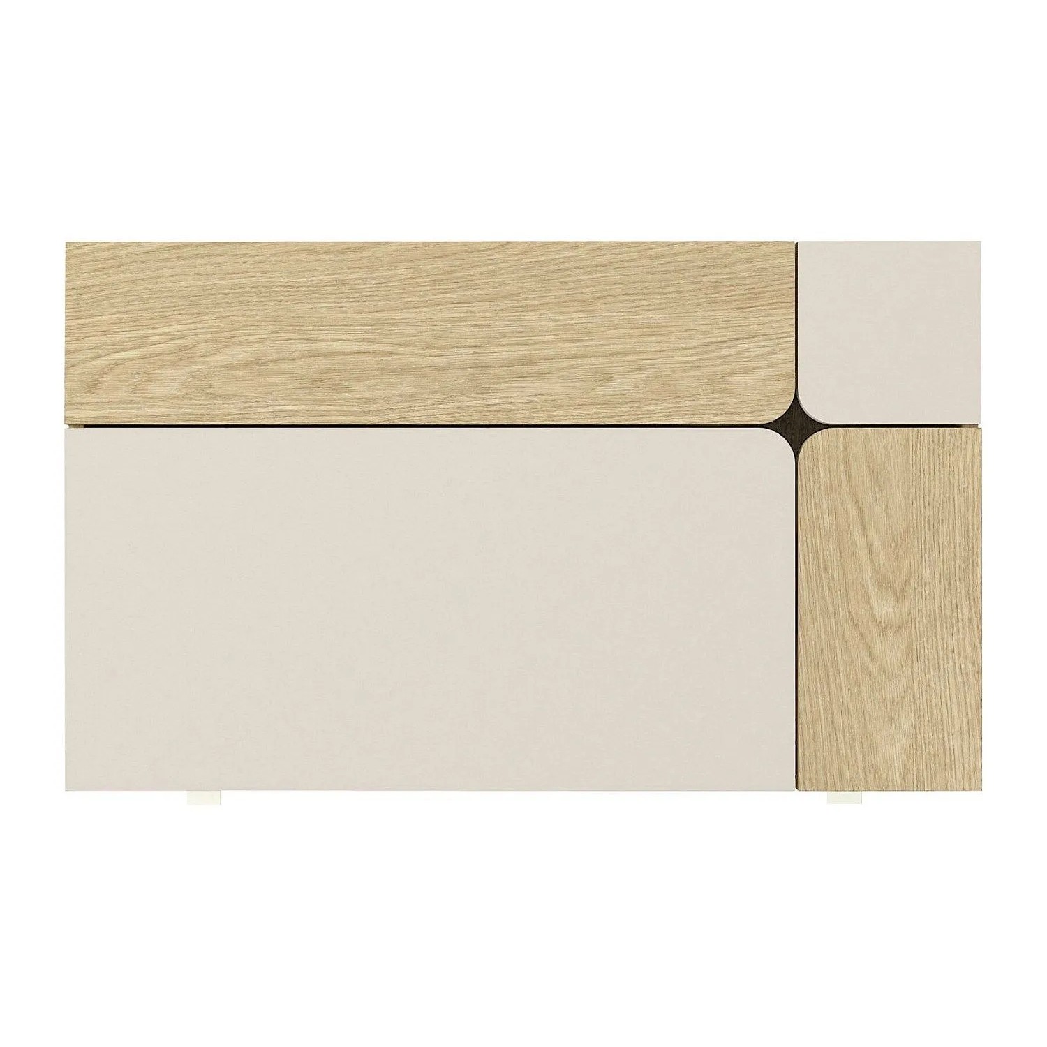 Vente-unique Sekretär Lynato Beige  Naturfarben Hell 100 cm