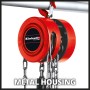 Einhell Kettenflaschenzug TC-CH 1000, rotes Metallgehäuse mit Kette.