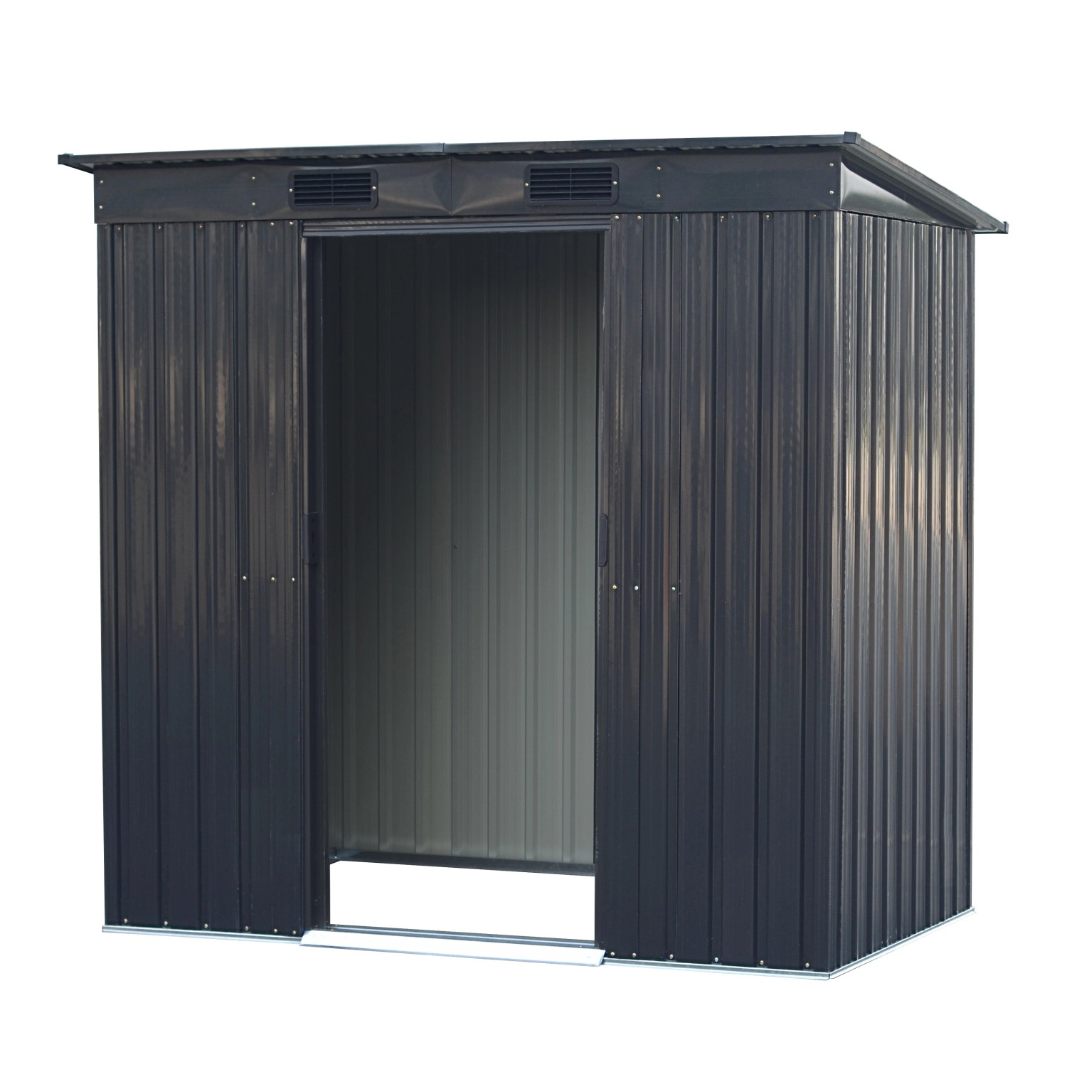 Tepro Duramax Metallgerätehaus Palladium 8x6 - Robustes Gartenhaus In Anthrazit