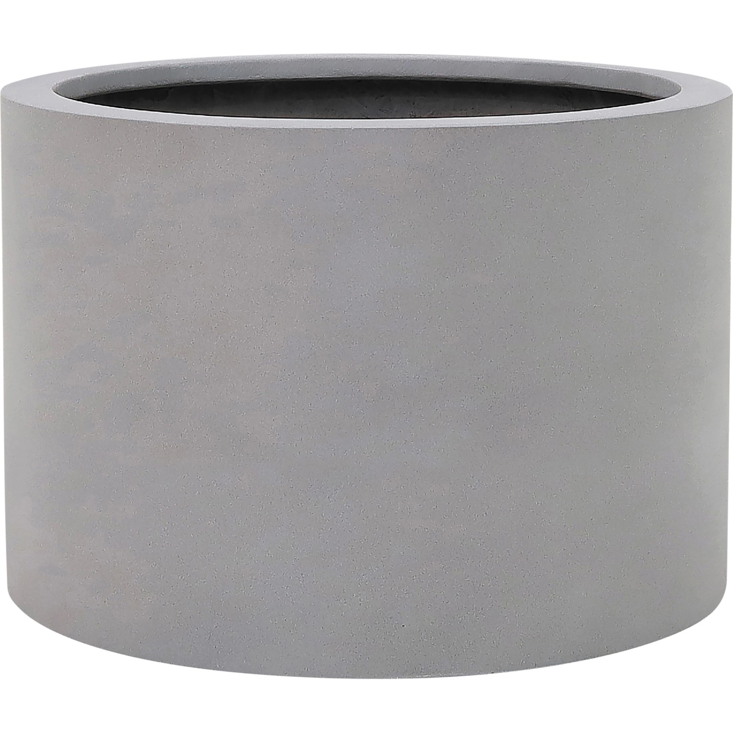Pflanztopf Fiberstone Strukturiert Greige-Hellgrau 33 cm x 33 cm x 23 cm