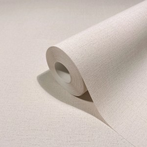 Beige Vliestapete in Textiloptik von Marburg, Rolle