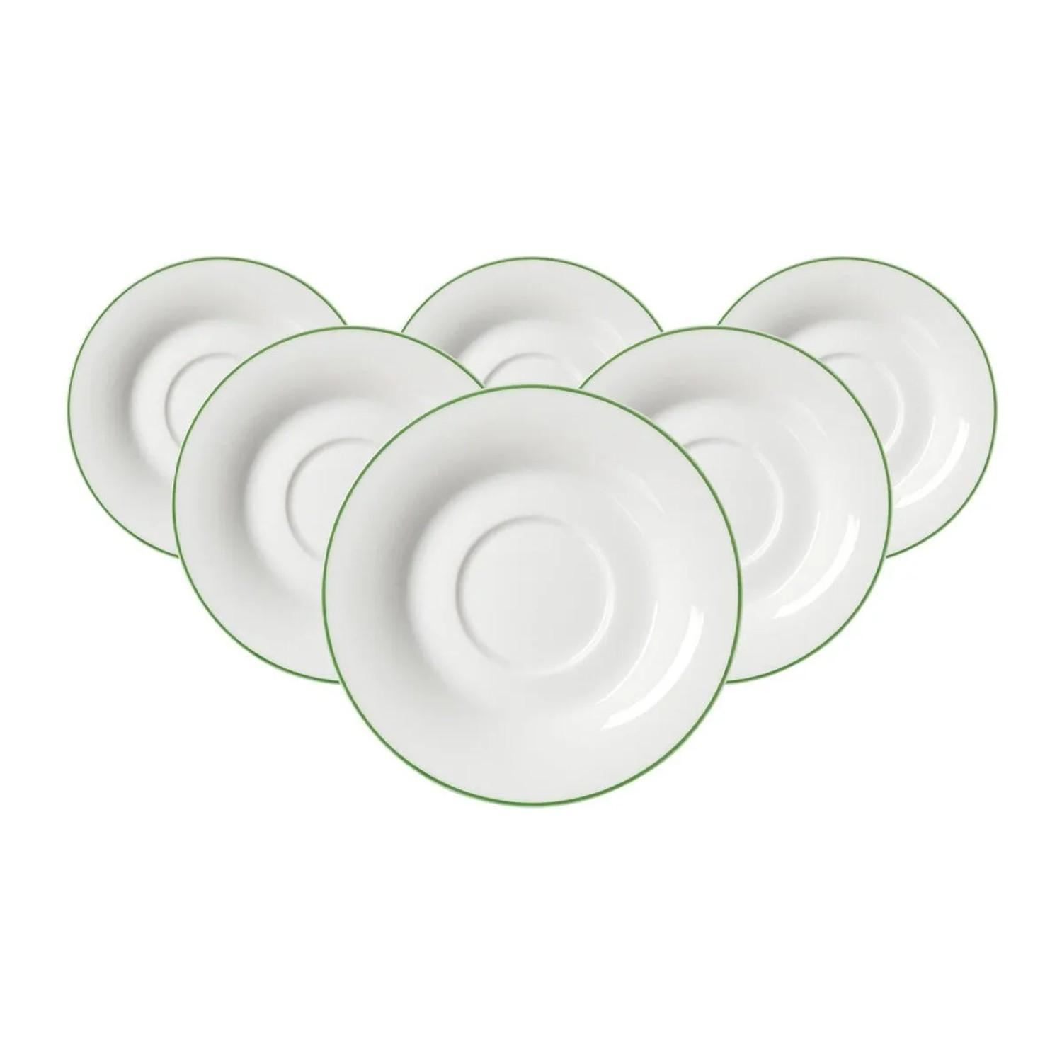 Ritzenhoff & Breker Ostfriese Teeuntertasse 12,5 cm 6er Set Grün