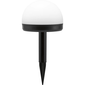 4er-Set LED Solar-Bodenleuchte Sisto, Ø 10cm, mit Erdspieß für Garten und Außenbereich.