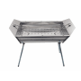 Edelstahl Schaschlikgrill „Ararat“ mit verstellbarer Grillhöhe, ideal für Spieße.
