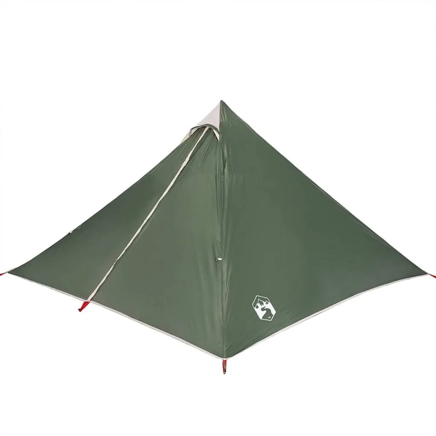 vidaXL Tipi-Familienzelt 7 Personen Grün Wasserdicht 94710
