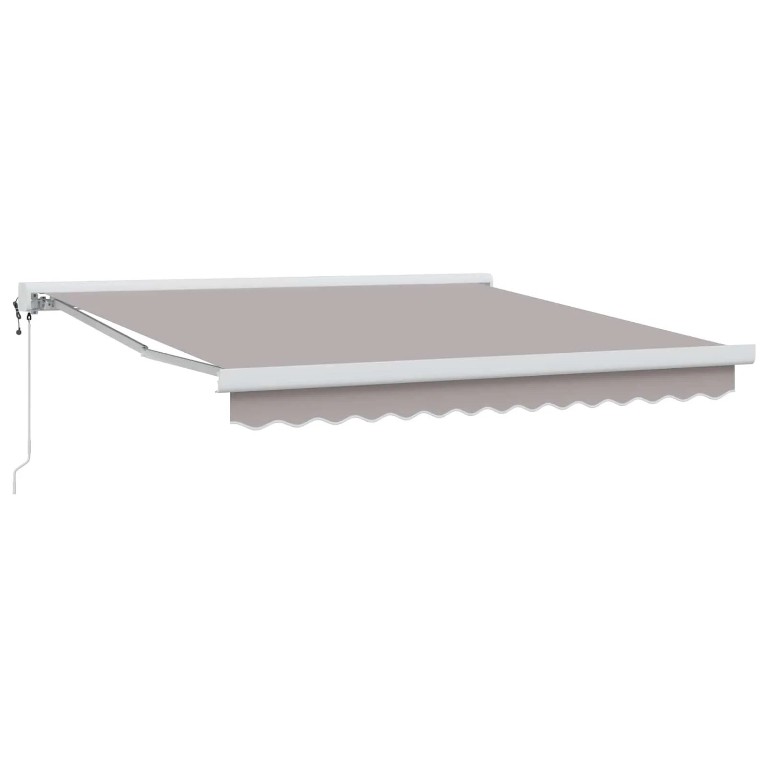 vidaXL Markise Hellgrau 300 x 250 x 165 cm Polyester und Aluminium 3330100