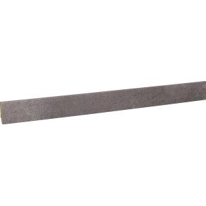 Sockelleiste Zementestrich Taupe, 2400 mm lang, MDF mit Kabelkanal.