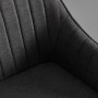 Bessagi Home Barhocker Leonie Dunkelgrau Webstoff Drehbar Gepolstert_3