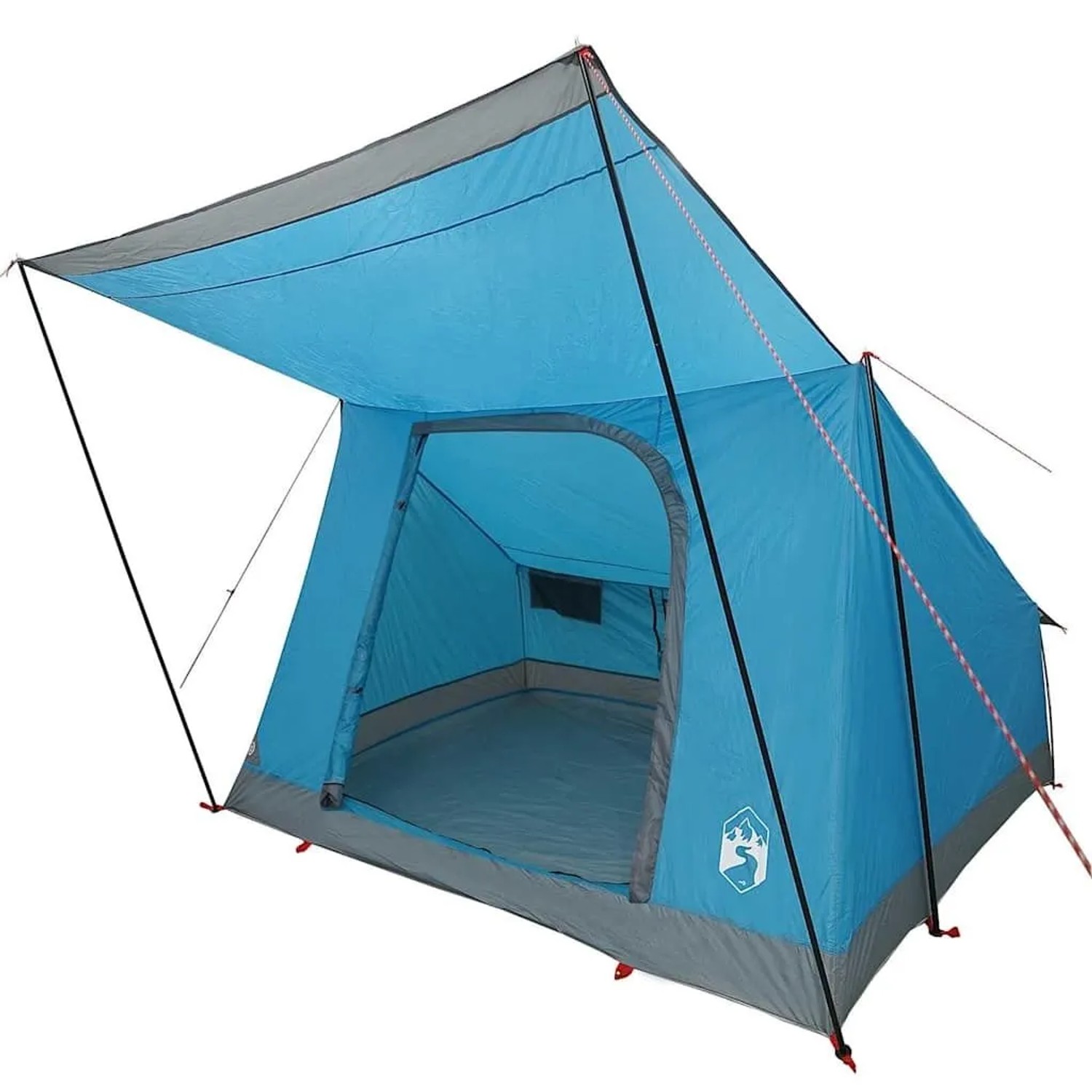vidaXL Campingzelt mit Dach mit Speicher Blau 223 x 163 x 130 cm Taft 42001 günstig online kaufen