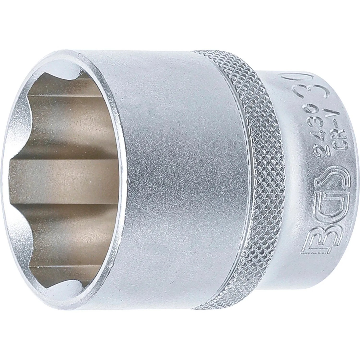 BGS Steckschlüssel Einsatz Super Lock Antrieb Innenvierkant 12 5 Mm  1 2 Zoll  SW 30 Mm 2430