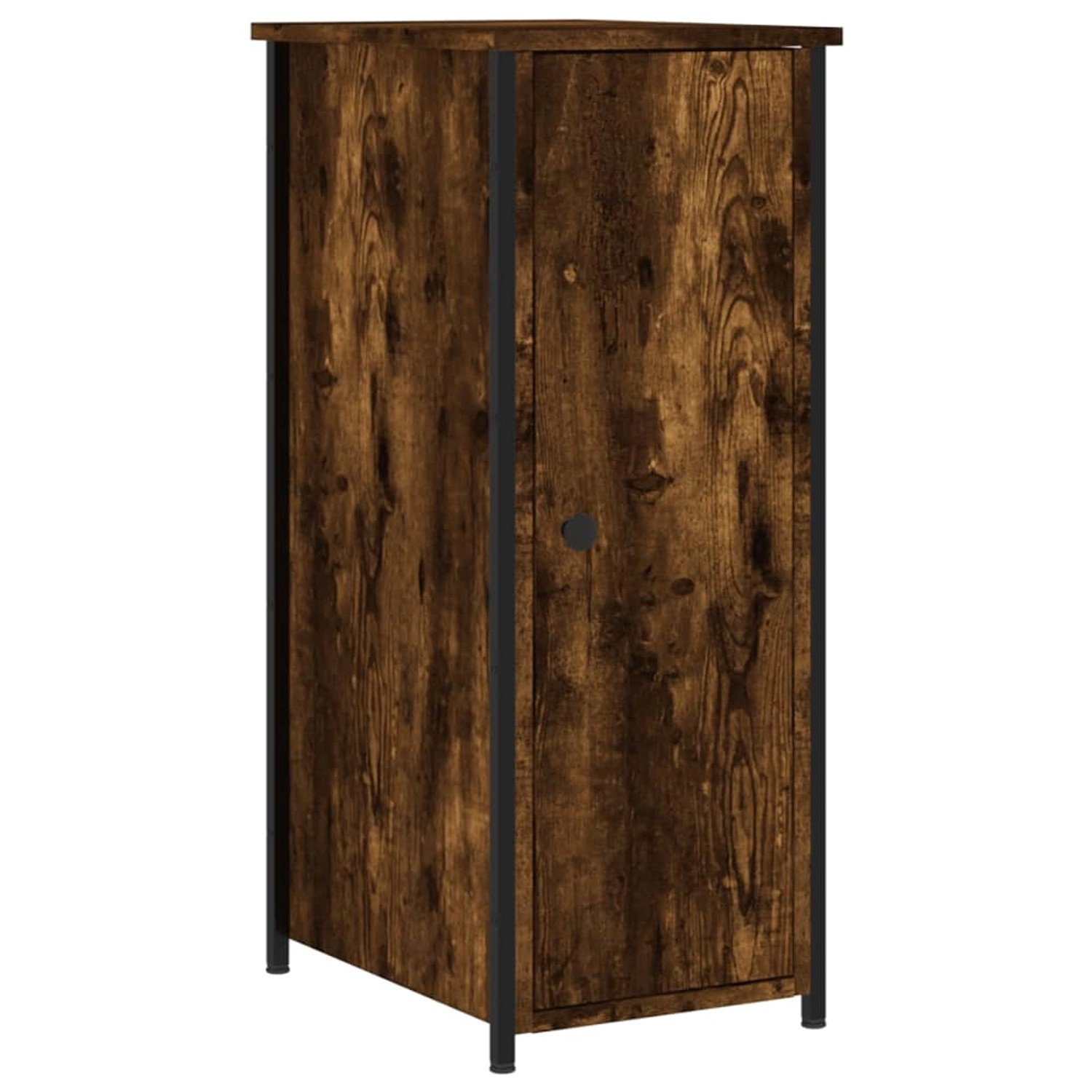 vidaXL Nachttisch Räuchereiche 32x42x80 cm Holzwerkstoff günstig online kaufen