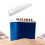BigDean Kühlbox 24 Liter Blau Weiß Inklusive 6 Kühlakkus Bis Zu 14 Stunden  Kühlung Kühltasche Für Unterwegs Outdoor Thermobox Für Picknick Camping_7