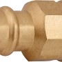 Übergangsmuffe aus Rotguss, 22 mm x 30,3 mm (Rp 1), für Heizung, Wasser und Solar.