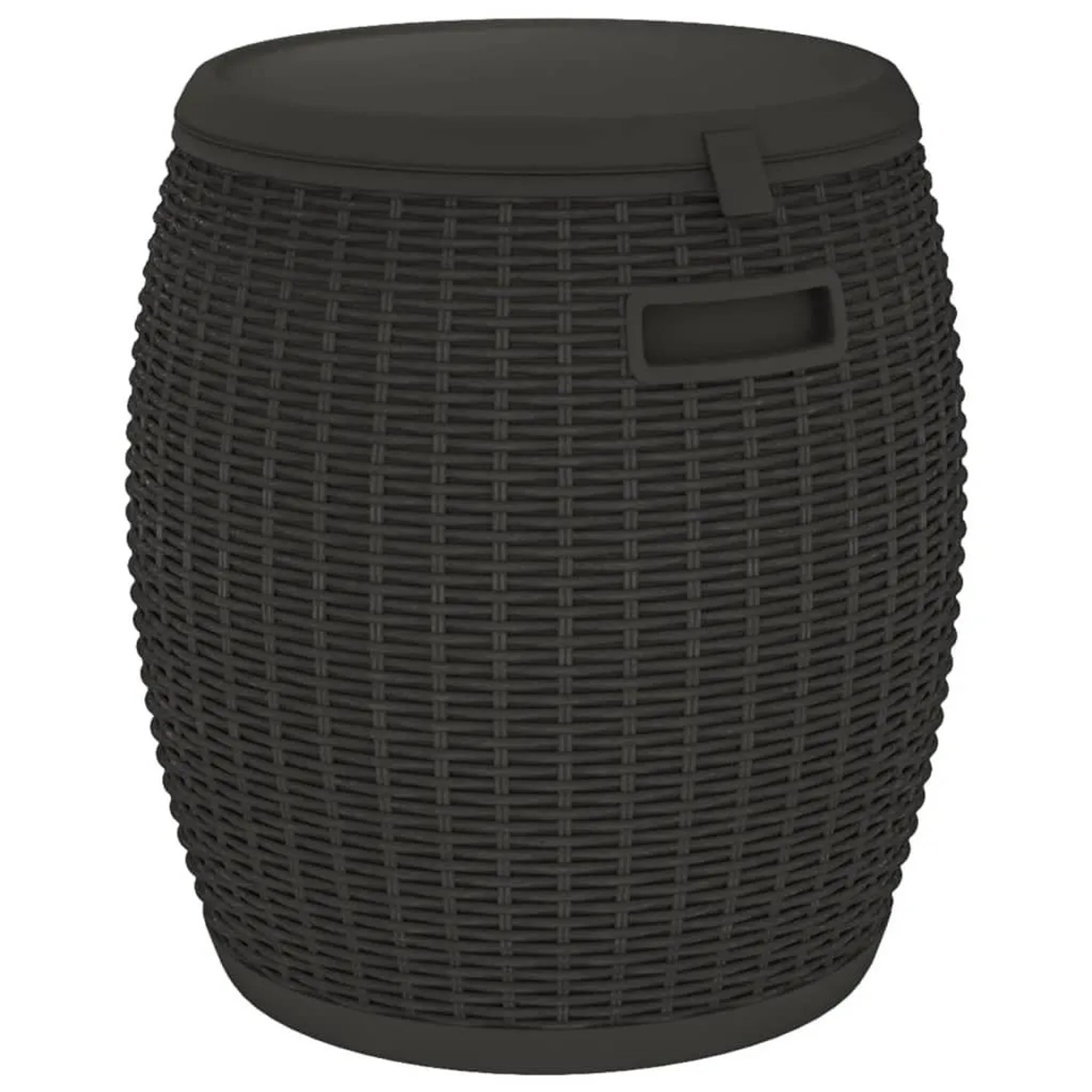 Furnicato 4-in-1 Gartenbox Schwarz Polypropylen