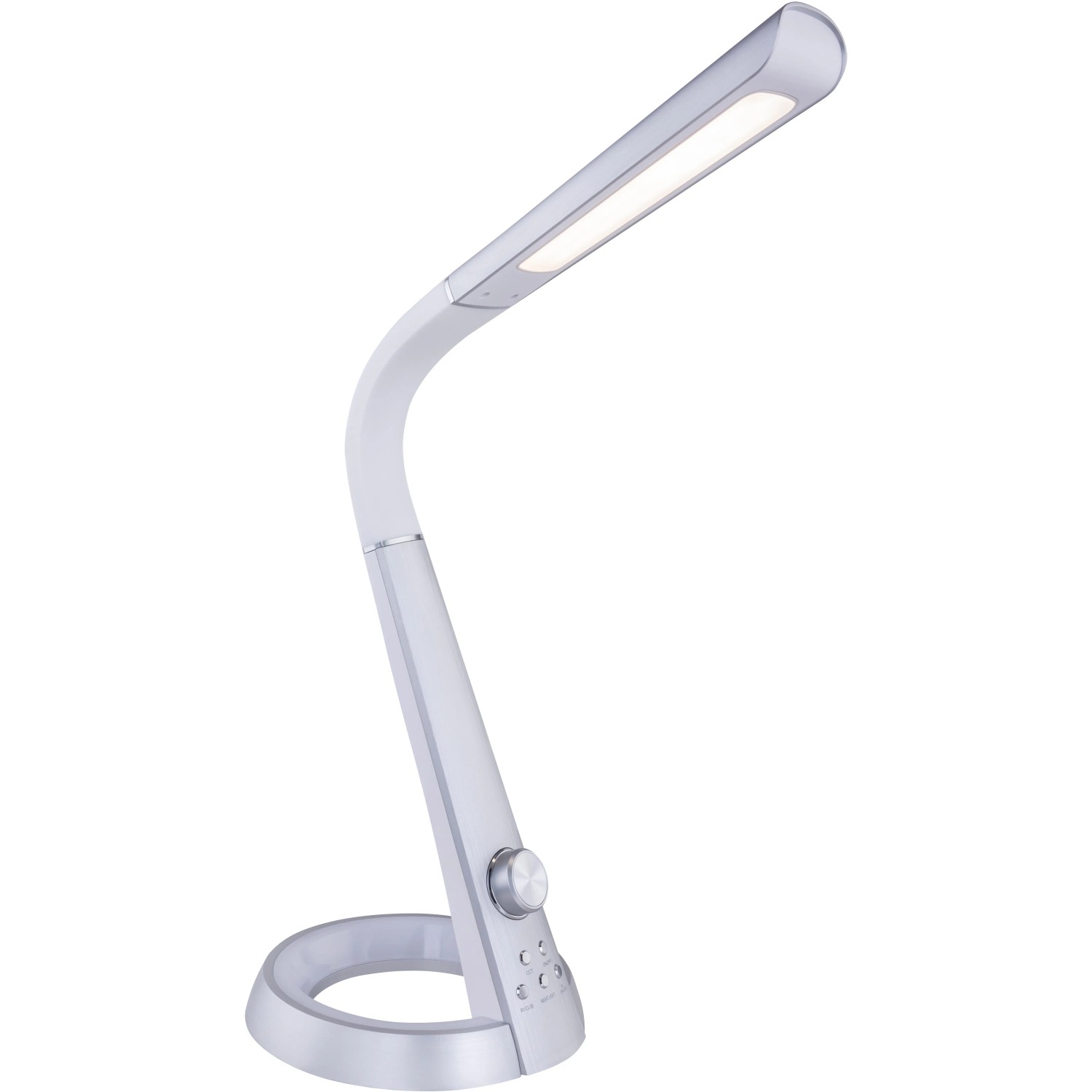 Globo LED Tischleuchte Mitti Nachtlicht, USB-Charger, silber