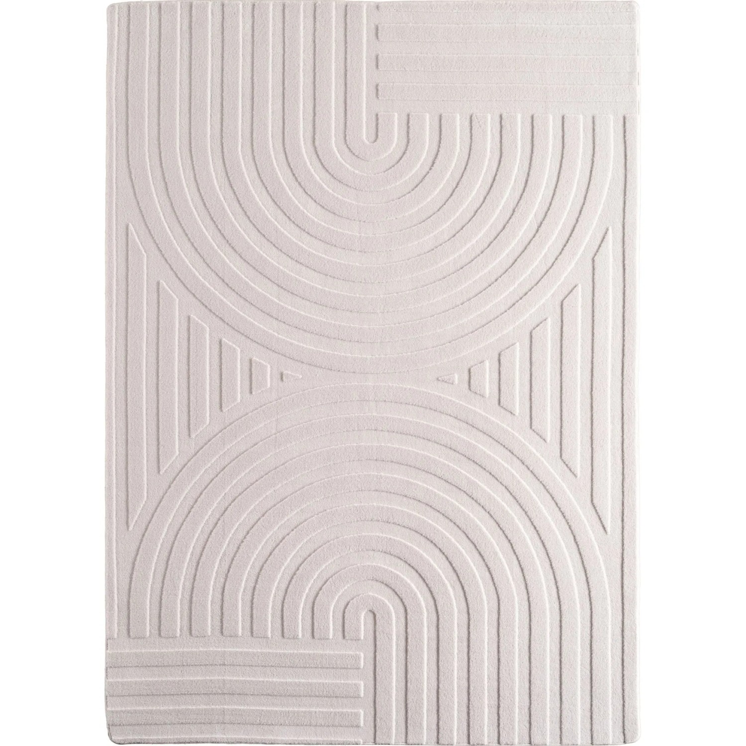 Ayyildiz Kurzflorteppich Pompei 1611 Creme 240 cm x 340 cm