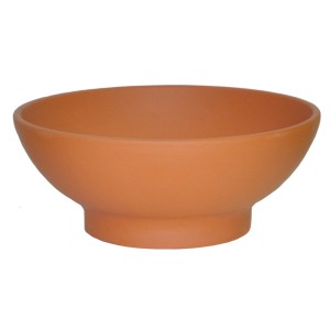 Terrakotta Pflanzschale Wave, Ø 26 cm, ideal für Garten und Balkon.