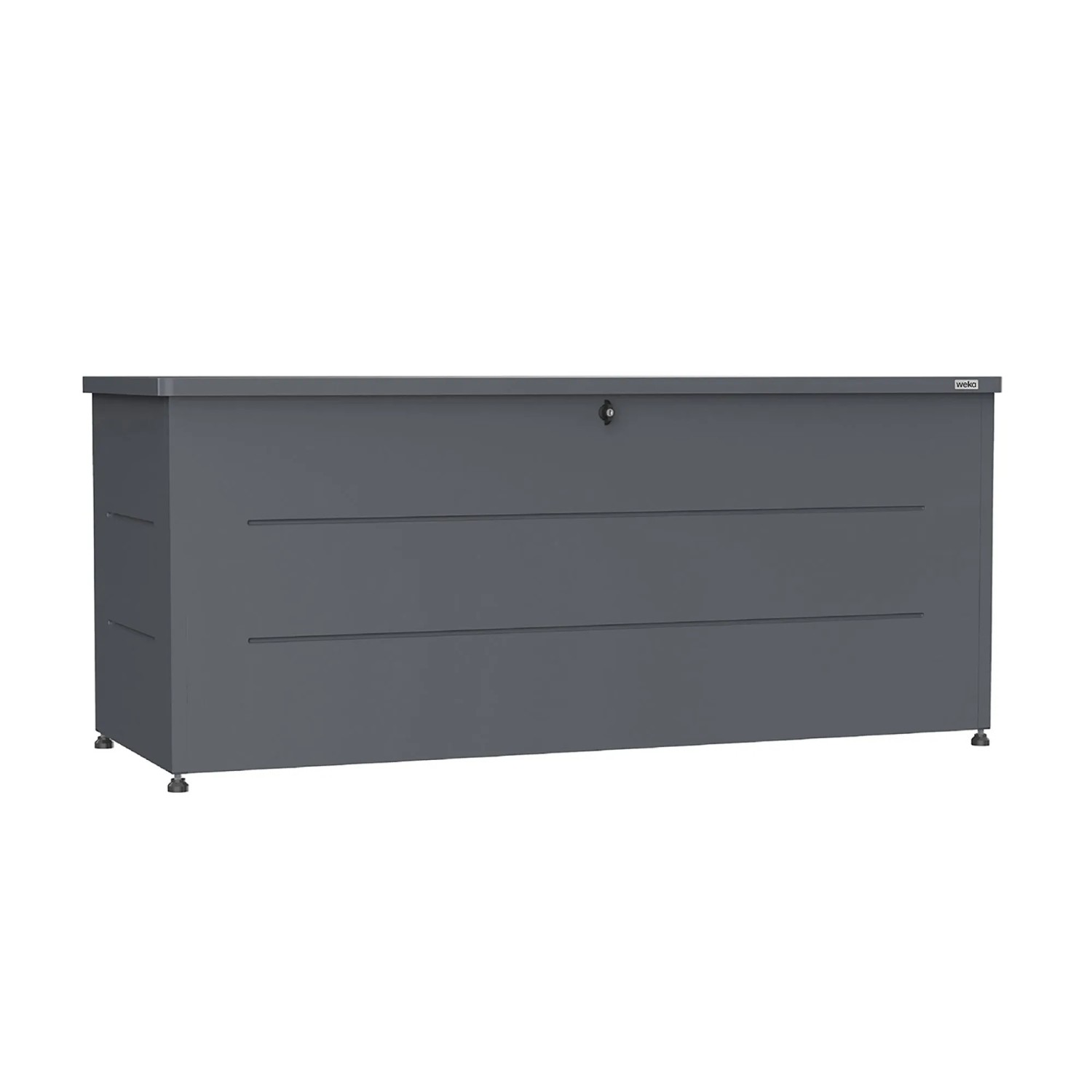 Weka Metall-Terrassenbox Gary 700 Anthrazit 180 cm x 70 cm x 79 cm
