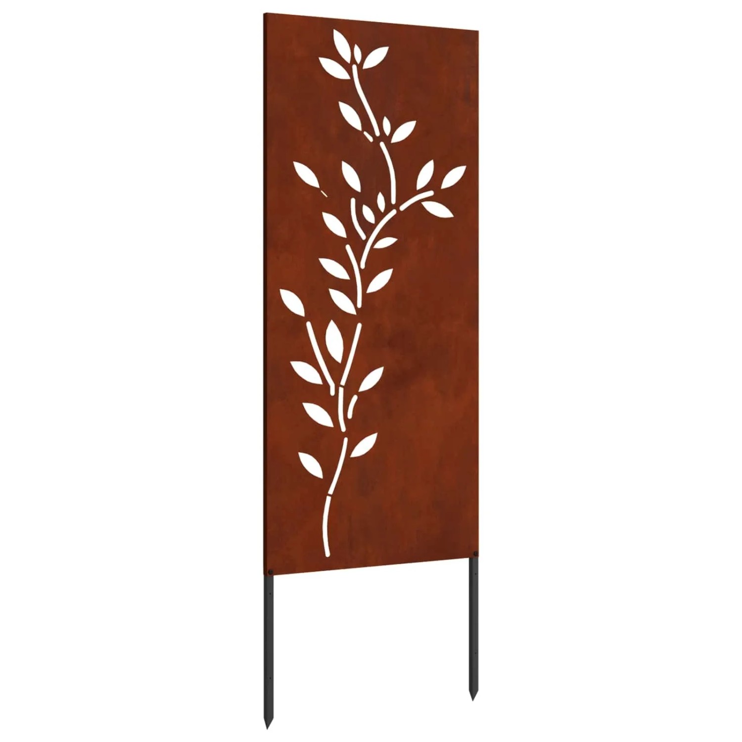 vidaXL Garten Sichtschutz-Leinwand Rostig 50 x 140 cm Wetterfeststahl 876328