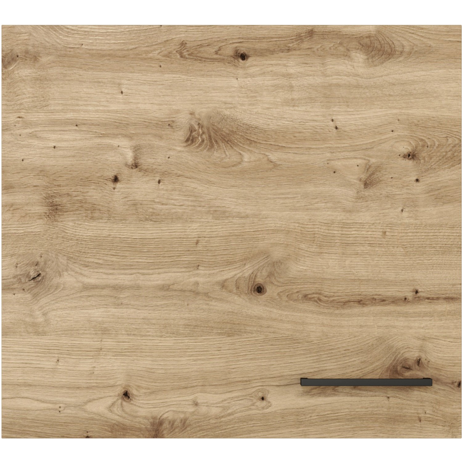 Flex-Well Oberschrank Cara in Artisan Eiche Optik, 60 cm breit, mit schwarzem Metallgriff.