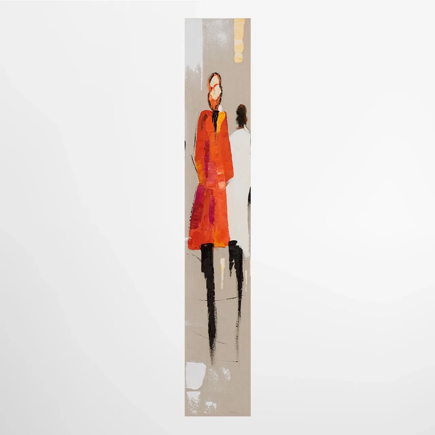 Art Universe Leinwandbild Farbenfreudige Modenschau 25 x 150 cm