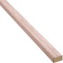 Denpanels Abschlußleiste in Walnuss MDF Natur, 2,7x240cm, für Paneel-Zubehör.