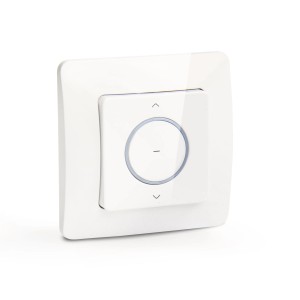 Avosdim Wandsender für Funkmotoren, 1-Kanal Unterputz in Weiß.