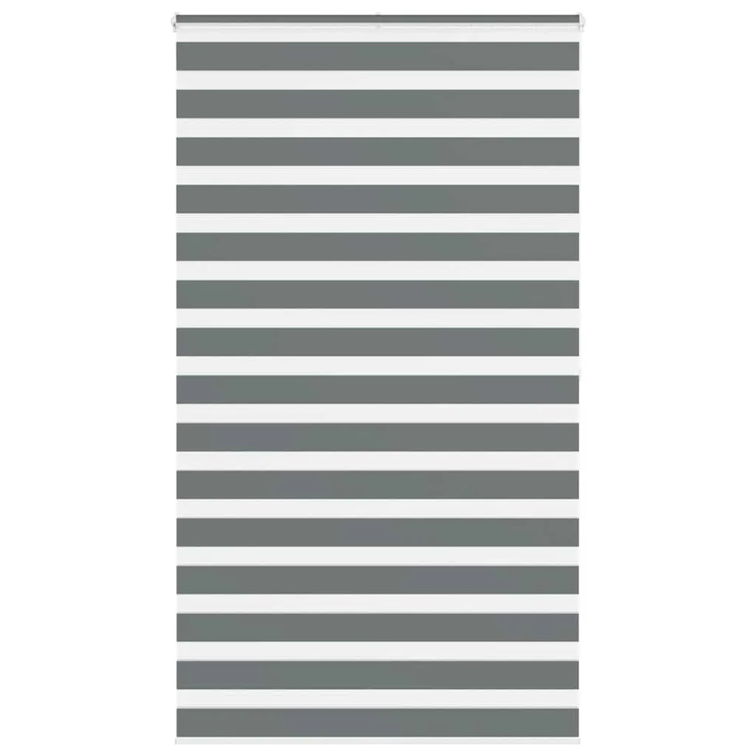 vidaXL Doppelrollo Dunkelgrau 125x200 cm Stoffbreite 120,9 cm Polyester 401 günstig online kaufen