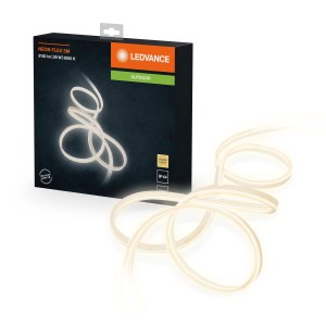 Ledvance LED-Strip Neon Flex, 5m, warmweiß, mit Verpackung. Flexibler LED Streifen für den Außenbereich.