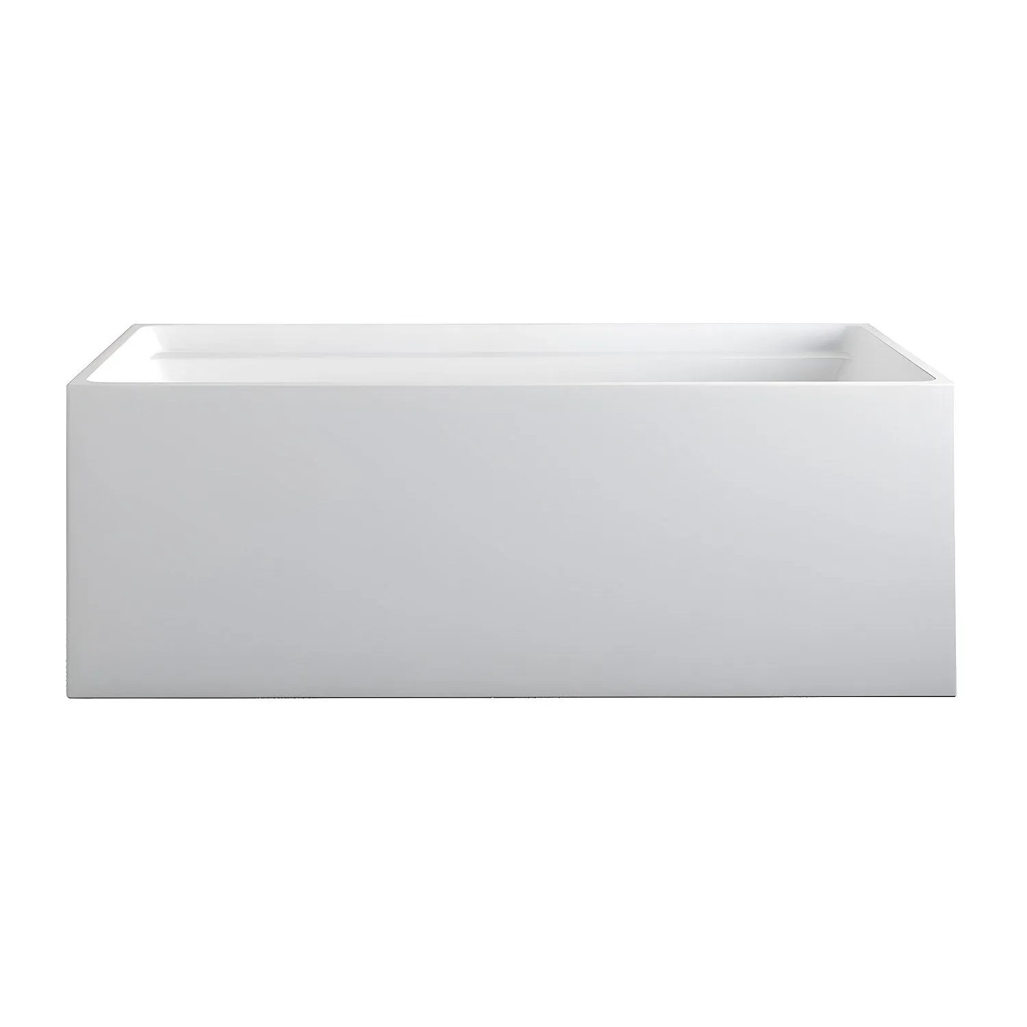 Vente-unique Freistehende Badewanne Aspius Weiß 170 cm