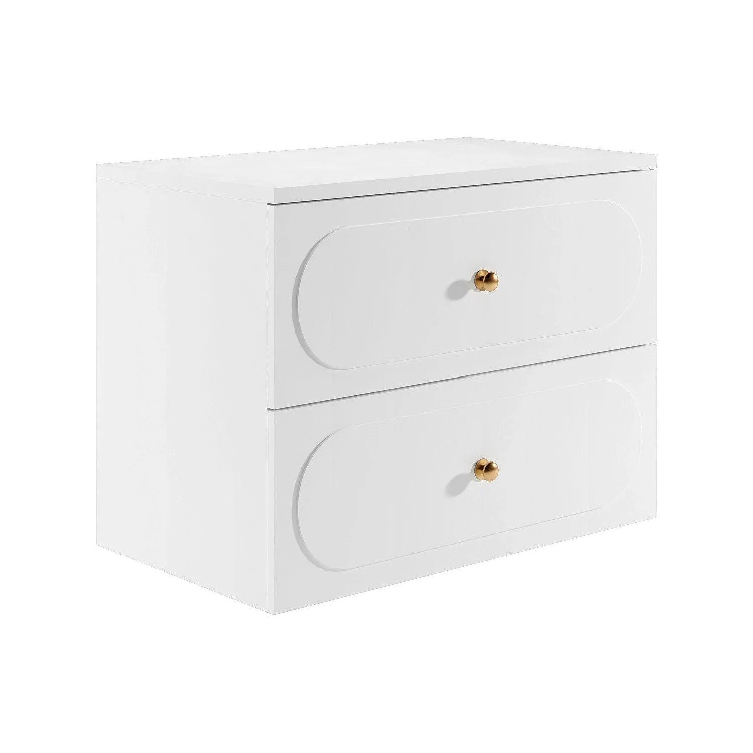 Vente-unique Waschbeckenunterschrank Satobal Weiß 80 cm