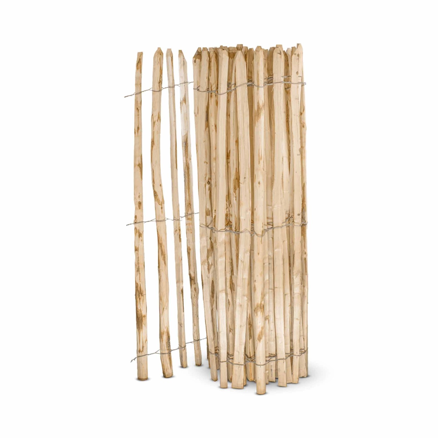 Stiltreu Englischer Staketenzaun Kastanie 500 cm x 150 cm Lattenabstand 4-6 günstig online kaufen