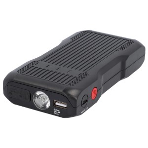 Cartrend Jumpstarter 12V 3-in-1: Starthilfe, Powerbank und Taschenlampe in einem Gerät.