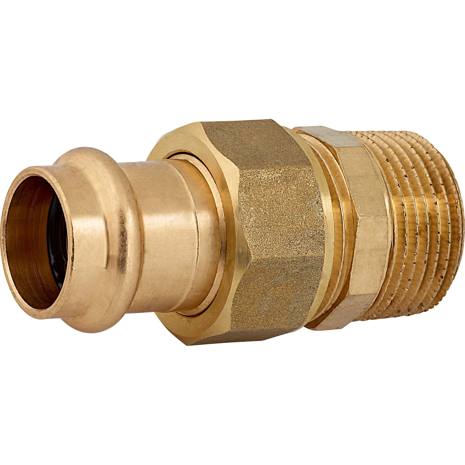 Pressverschraubung Ø 22 mm x 33,3 mm (R 1) Rotguss