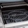 Detailaufnahme: Jamestown Gasgrill Knox mit Gussrost und Warmhalterost. Modular erweiterbar.