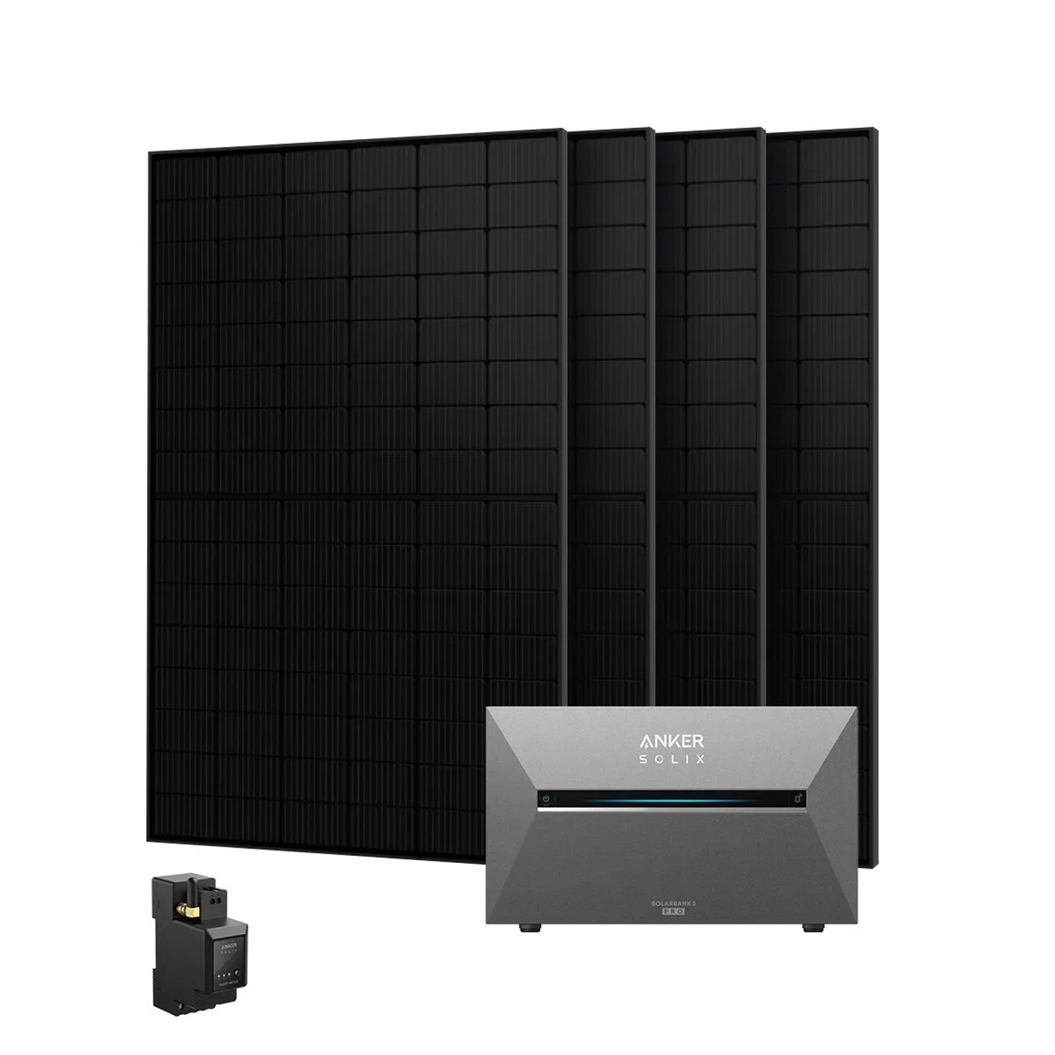 Anker Solix Balkonkraftwerk 1.840 Wp Mit Solarbank 3 E2700 Pro Mit Smart Meter