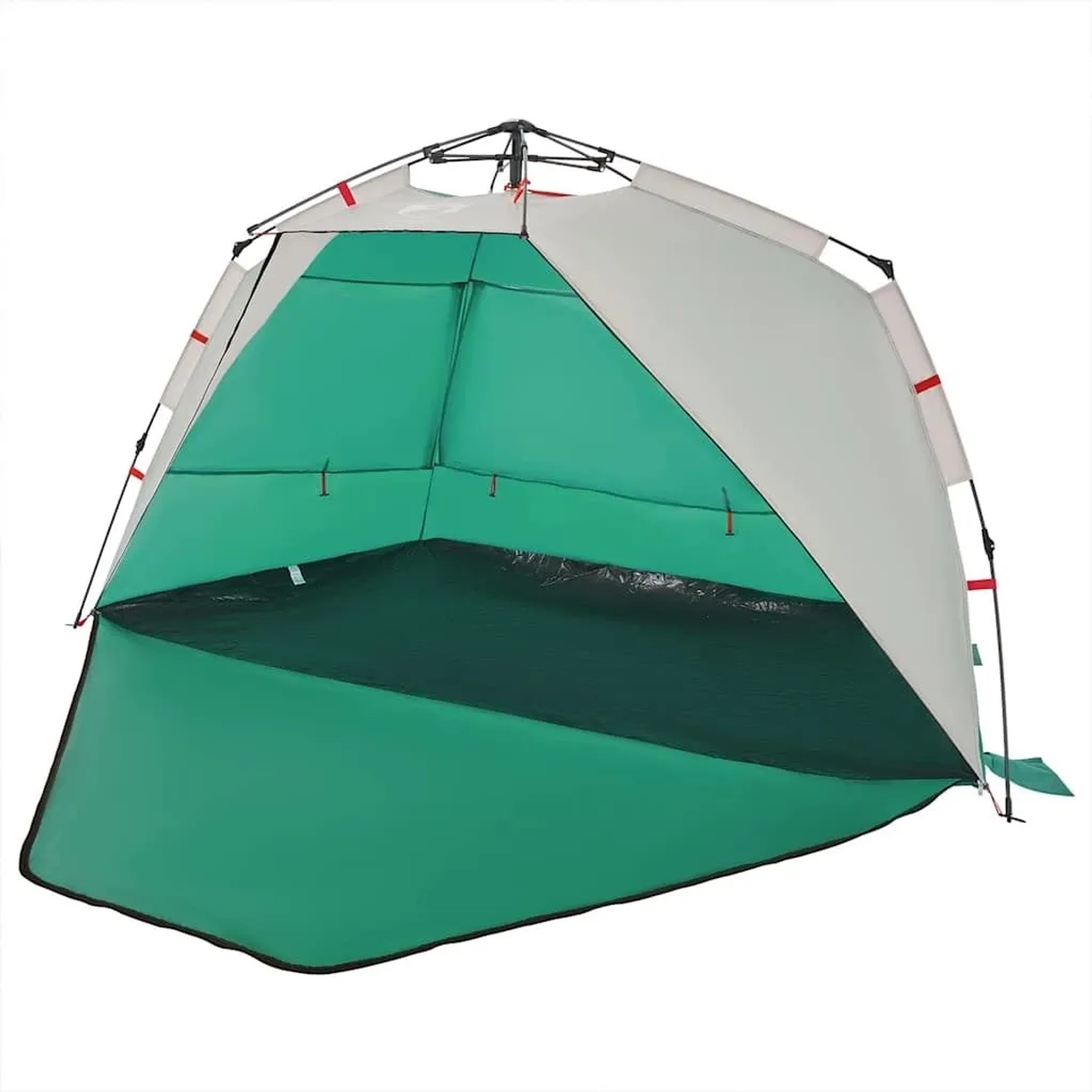 Furnicato Strandzelt Quick Release System Meergrün 255 X 145 X 142 Cm_4