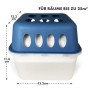 Blauer KARAT Hava Luftentfeuchter aus Kunststoff, 13,3 cm, für Räume bis 25m². Schützt vor Feuchtigkeit & Schimmel.