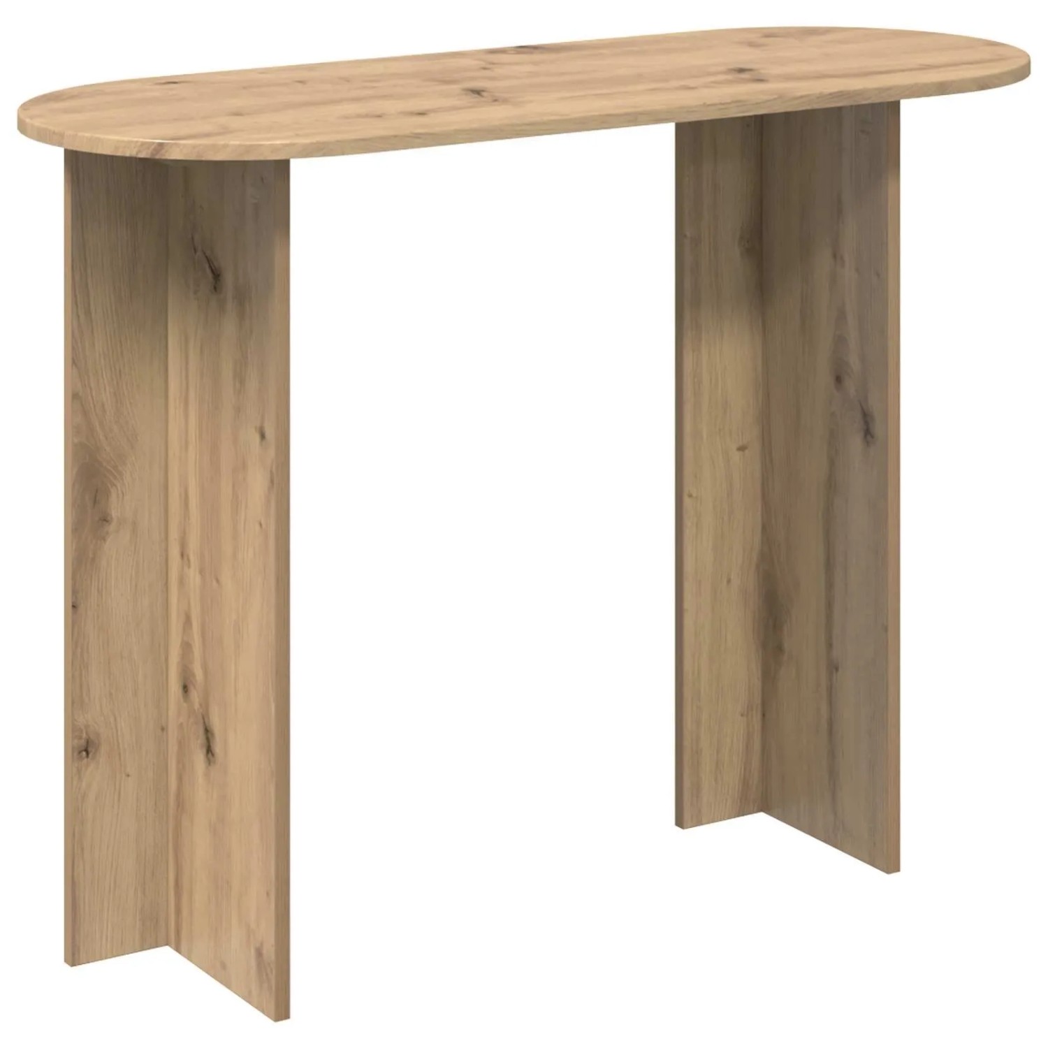 vidaXL Konsolentisch Artisan-Eiche 100 x 39,5 x 75 cm Holzwerkstoff 8001157