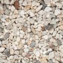Heller Quarzkies 16-25 mm, ideal für dekorative Gartengestaltung und Wege.