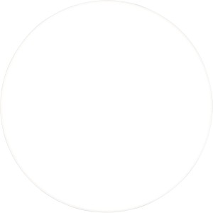 Weiße, runde Reality LED Deckenleuchte Spica, 27 cm Durchmesser. Schlichtes Design für Bad und Wohnraum.