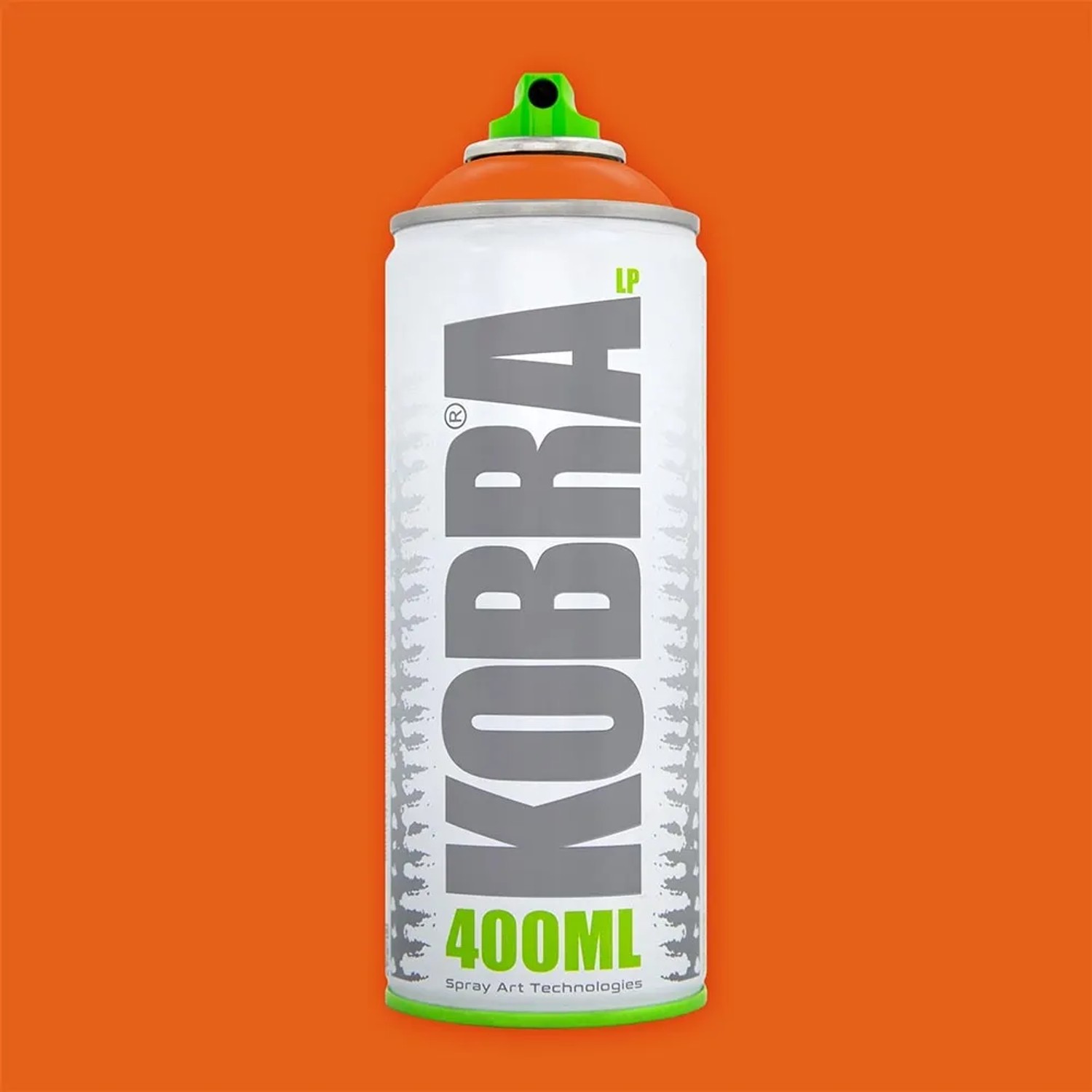 Kobra LP Buntlack Spray 400ml in Reinorange Matt. Sprühdose für vielseitige Anwendungen.