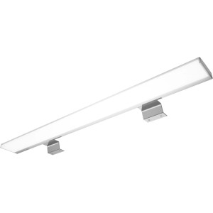 Pelipal LED Aufsatzleuchte, 60 cm, Chrom glänzend, für Spiegel im Bad.