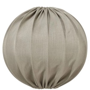 PR Home Alva Textil Lampenschirm für Außen und Innen Beige 50cm für E27 Fassung