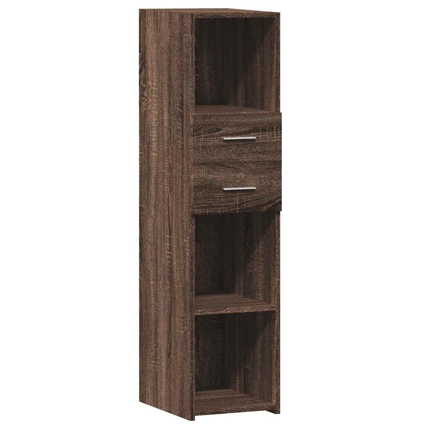 vidaXL Highboard Braun Eichen-Optik 30x42,5x124 cm Holzwerkstoff 846158 günstig online kaufen