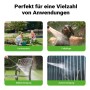 Wiltec Mini Schlauchabroller 10M Schlauchtrommel Gartenschlauch Aufroller_7